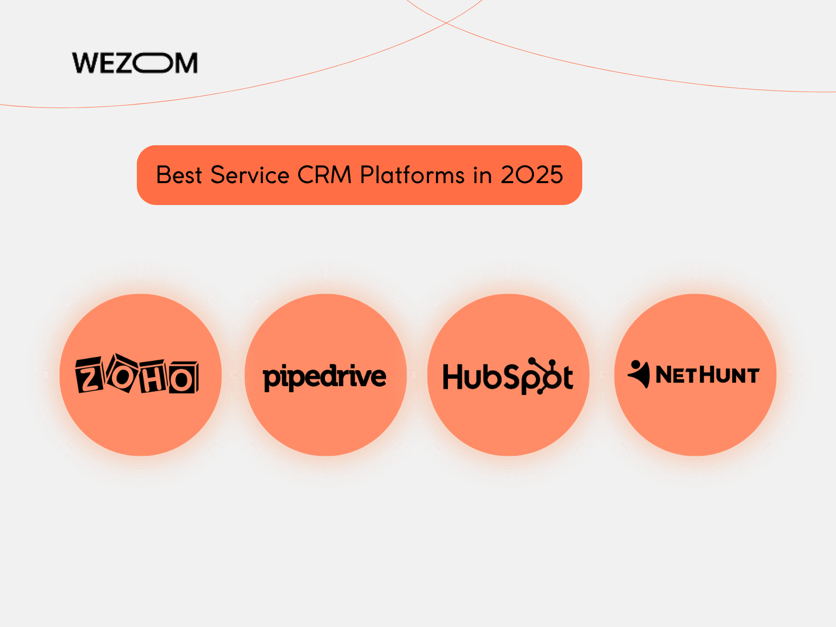 Top CRM platforms in 2025 for service industry: Zoho, Pipedrive, HubSpot, NetHunt – best CRM for service businesses